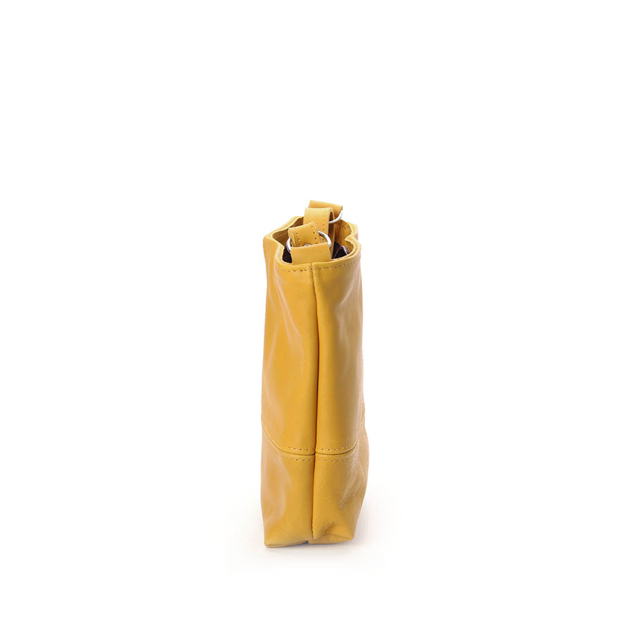 Simple Sling Bag Mustard Yellow Leather sproose.co.za